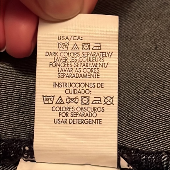 Calvin Klein Stretch denim blazer; dark blue - Picture 8 of 12